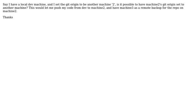 possible to 'chain' git repos? смотреть онлайн