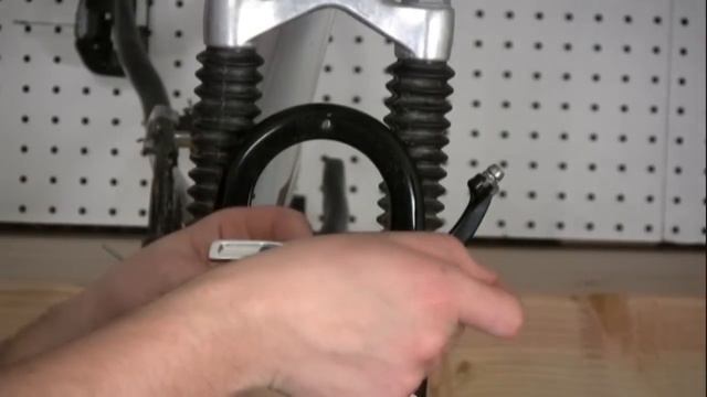 Installing V Brakes on a bicycle смотреть онлайн