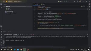 краткое создание телеграмм бота (Pycharm)