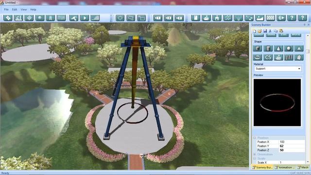 Theme Park Studio Game - Custom Flat Rides Animation Module - WOW! смотреть онлайн