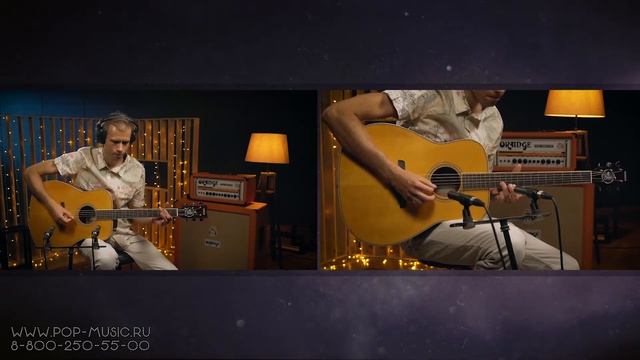 YAMAHA FG TA - электроакустическая гитара со встроенными эффектами смотреть онлайн