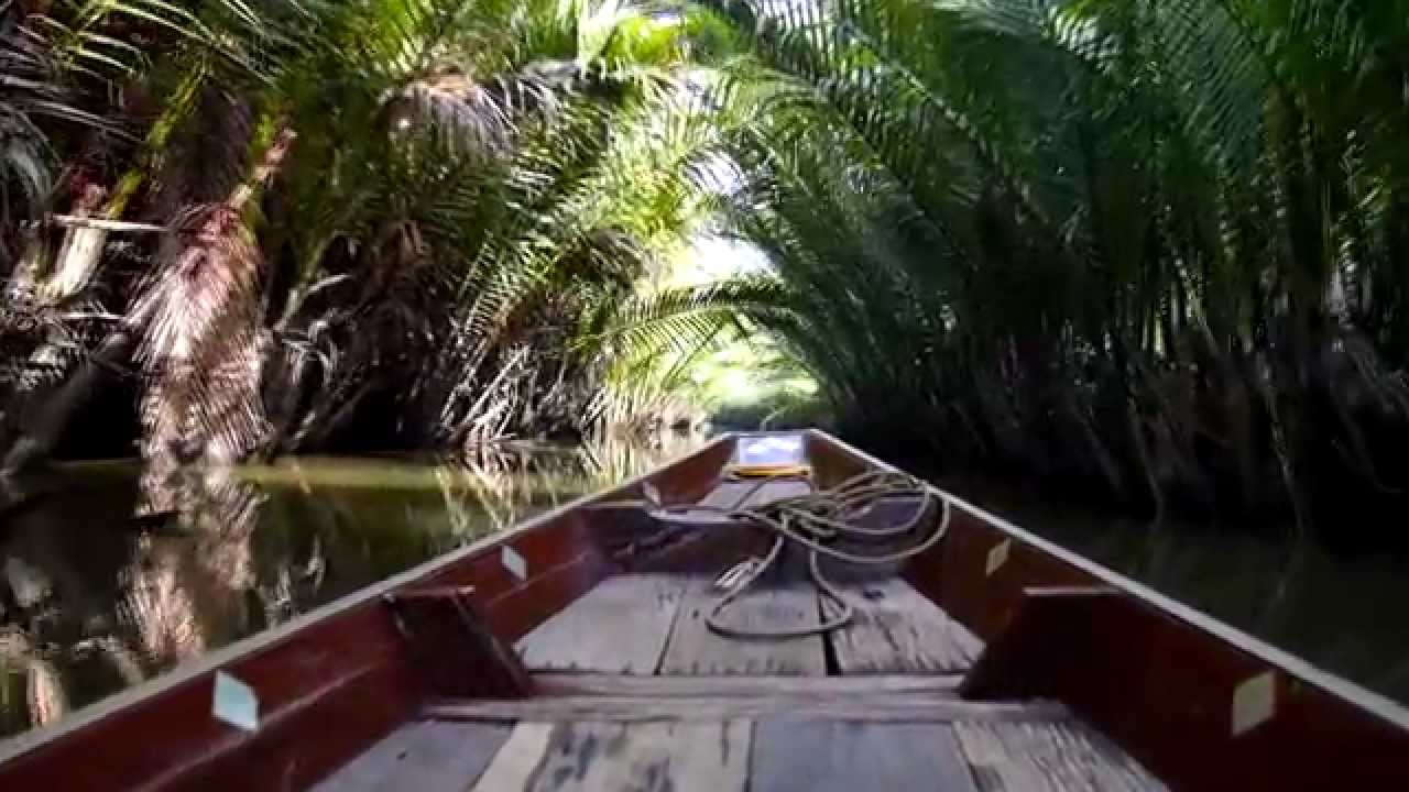 АРХИВ. Boat trip in Jungle. Thailand. River Kwai. Surat Thani смотреть онлайн