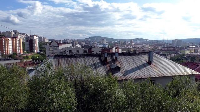 ул Челюскинцев, рубка Курска, виды Мурманска. смотреть онлайн
