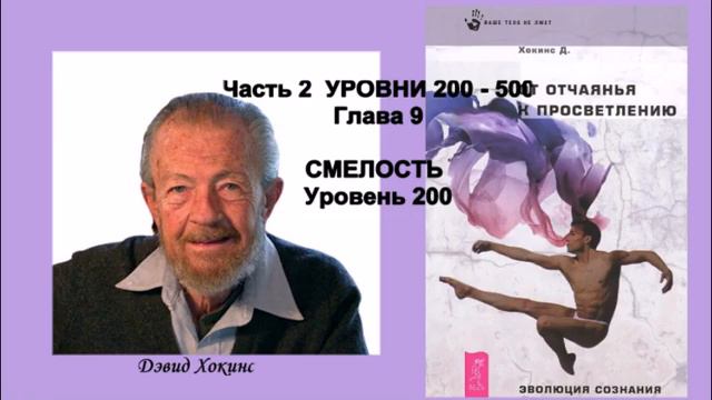 Д Хокинс От отчаяния к Просветлению Часть 2 Глава 9 СМЕЛОСТЬ Уровень 200 смотреть онлайн