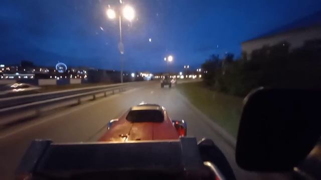 Гонки по Ижевску, Тракторная экскурсия ночная. смотреть онлайн