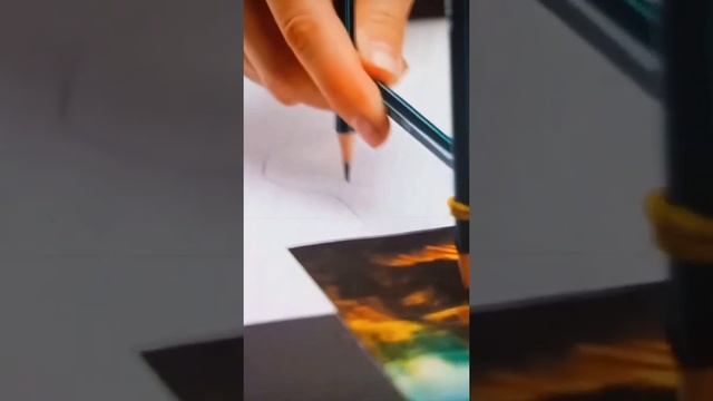 How to draw Mona Lisa Easy / Как нарисовать Мона Лизу легко # shorts смотреть онлайн