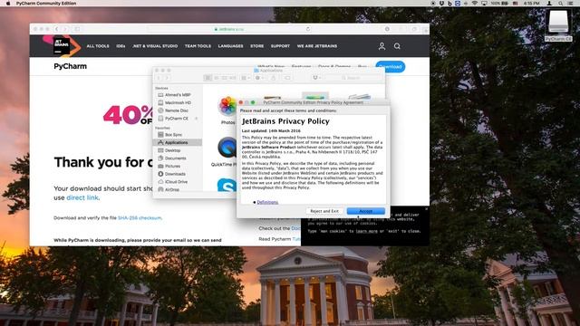 How to install PyCharm Community Edition on your Mac OS X смотреть онлайн