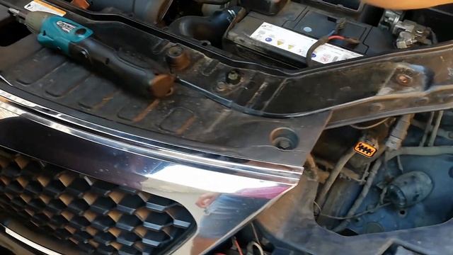 Как снять передний бампер на Киа Соренто II.(Kia Sorento II.) смотреть онлайн