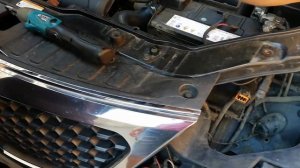 Как снять передний бампер на Киа Соренто II.(Kia Sorento II.)