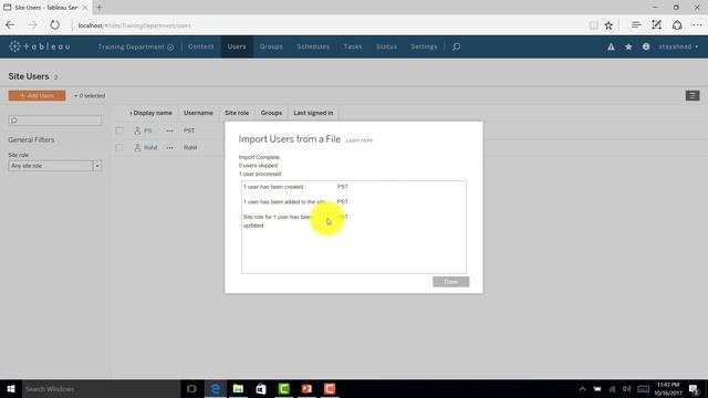 Tableau Server (Part 3) - How to create users in Tableau Server ? | Rahul tiwari | смотреть онлайн