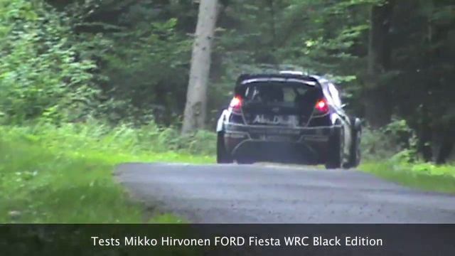 Tests Day FRANCE Mikko Hirvonen FORD Fiesta WRC Limited Black Edition HD смотреть онлайн