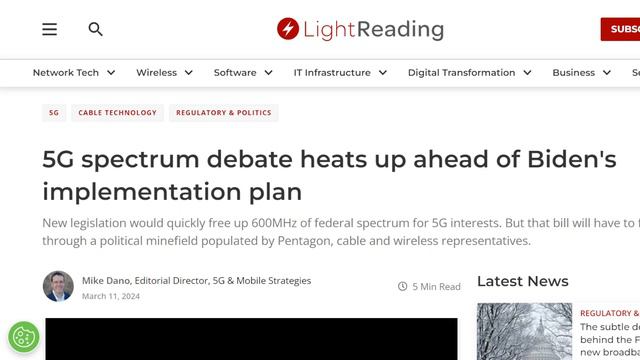T-Mobile AT&T & Verizon Can't Afford This to Get Messed Up, Consumers Need Full Power 5G. смотреть онлайн