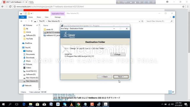 How to download and install jdk and NetBeans in windows 8/ 10/ 10 pro смотреть онлайн