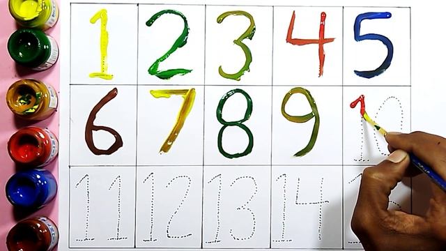 123 Numbers | 1234 Number Names | 1 To 20 Numbers Song | 12345 learning for kids | Counting part -2 смотреть онлайн