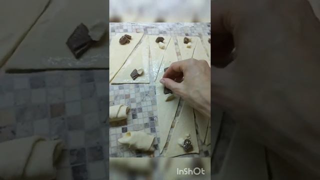 Круассаны с шоколадом смотреть онлайн