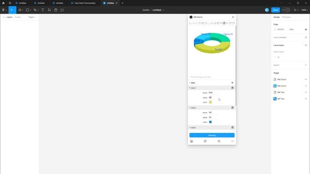 create a 3D pie for Figma смотреть онлайн