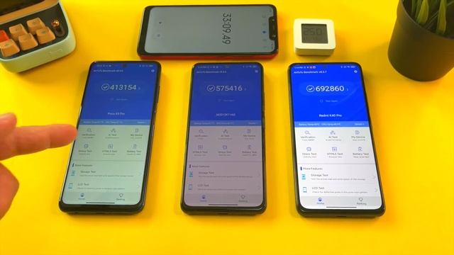 POCO F3 vs POCO X3 Pro vs Redmi K40 PRO ANTUTU THROTTLE TEST смотреть онлайн