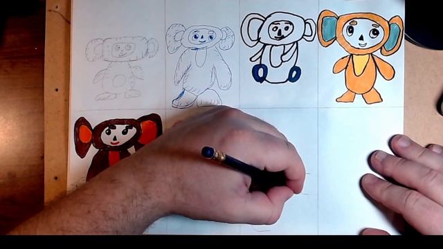 How to draw Among As step by step easily draw Among As with a pencil Clip смотреть онлайн