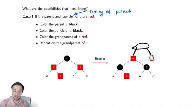 Red Black Trees 3 - Insertion and "FixUp1" смотреть онлайн