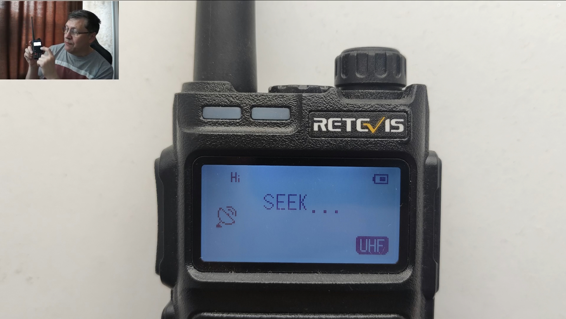 Retevis RA685 - захват частоты смотреть онлайн