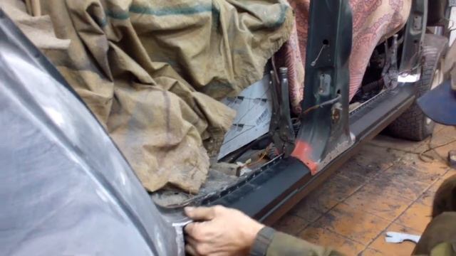 Переварка порогов ваз2111.сварка днища смотреть онлайн