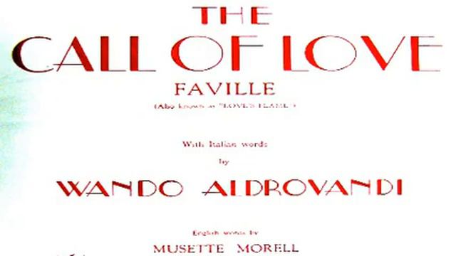Call of Love Tango 1935 Wando Aldrovandi & Musette Morell смотреть онлайн