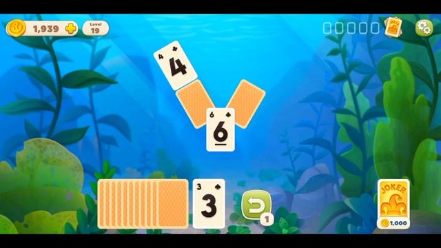 Undersea Solitaire Tripeaks - Patience Card (Android Offline Game) Level 16 to 20 Game Play #3 смотреть онлайн