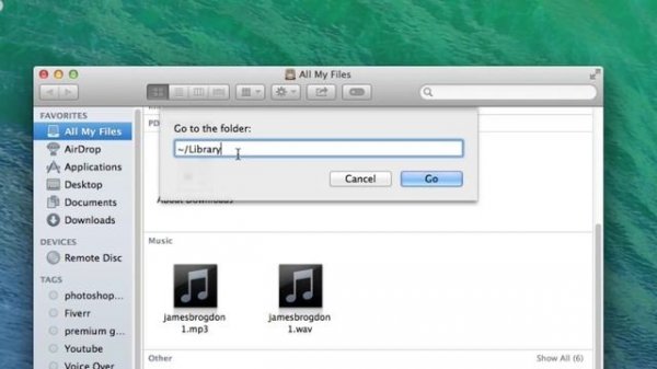 How To Find Library Folder On Mac OS X - Mac Tutorial