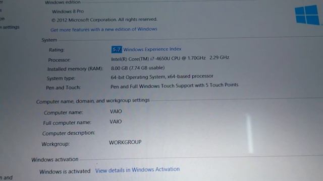 Sony vaio duo 13 Spec i7-4650u смотреть онлайн