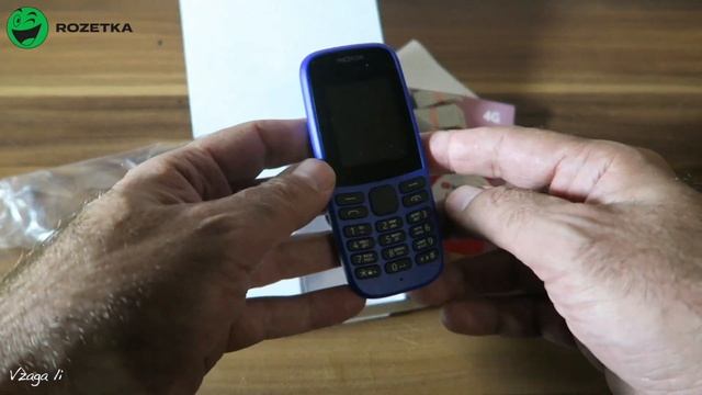 Распаковка мобильный телефона Nokia 105 TA-1203 Single Sim из Rozetka. смотреть онлайн