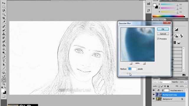 Photo convert to pencil sketch Photoshop смотреть онлайн