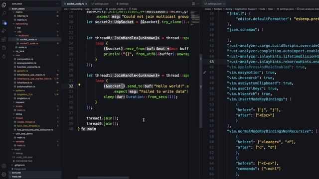 Rust programming: Best Minimal VS Code settings for Rust Beginner #rustlang #rust смотреть онлайн