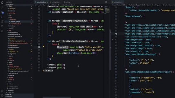 Rust programming: Best Minimal VS Code settings for Rust Beginner #rustlang #rust