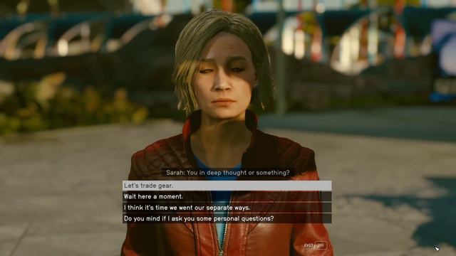 Sarah Morgan's Comments When Player AFK. Starfield