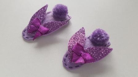 DIY заколки для волос - зайчики || Заколки клик клак своими руками смотреть онлайн