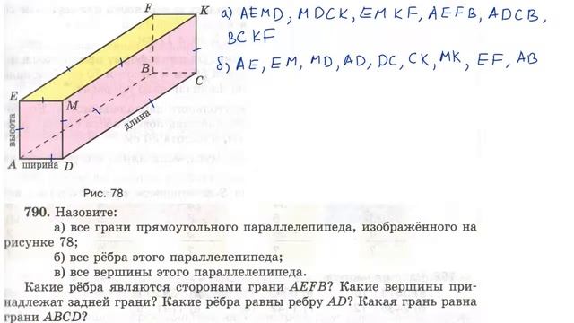 Задача 790 по математике 5 класс Виленкин Шварцбурд смотреть онлайн