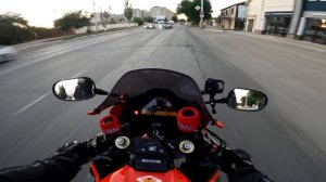 Как ездить на мощном  мотоцикле Honda cbr1000rr в городе