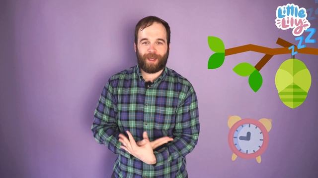 Как гусеница стала бабочкой! – Пальчиковая игра – Английский для детей | Little Lily смотреть онлайн
