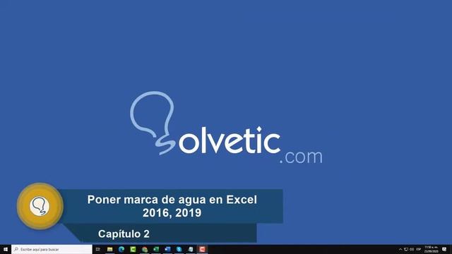 ? PONER MARCA de AGUA en Word 2019, 2016 o Excel 2019, 2016 смотреть онлайн