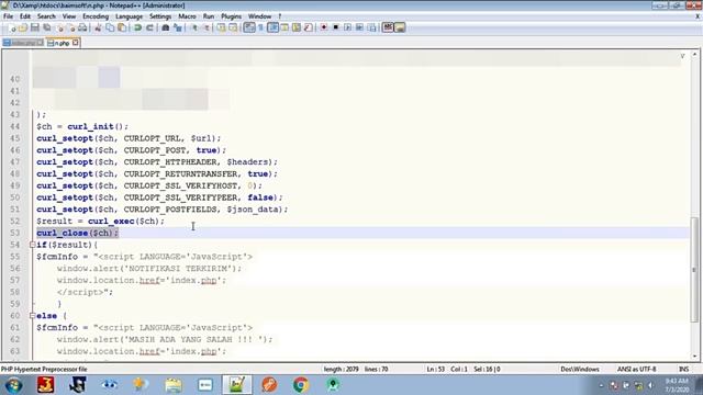 Android Mengirim Notifikasi Menggunakan PHP Curl смотреть онлайн