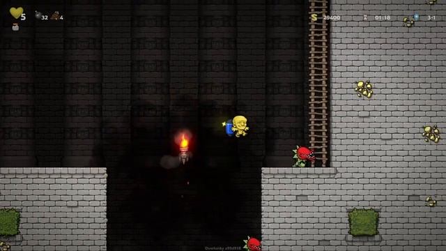 Spelunky 2 | Who Can Survive The Mantrap? смотреть онлайн