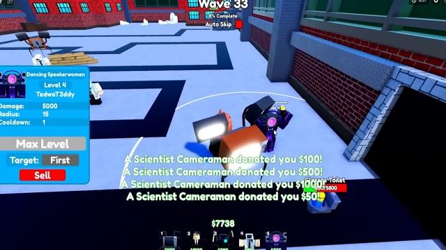 I Got #1 DANCING SPEAKERWOMAN in Toilet Tower Defense! (Roblox) смотреть онлайн