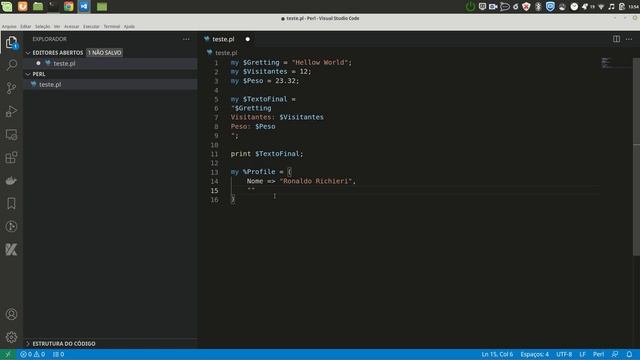 LigeroSmart DEV - Introdução ao Perl - Variáveis Básicas смотреть онлайн