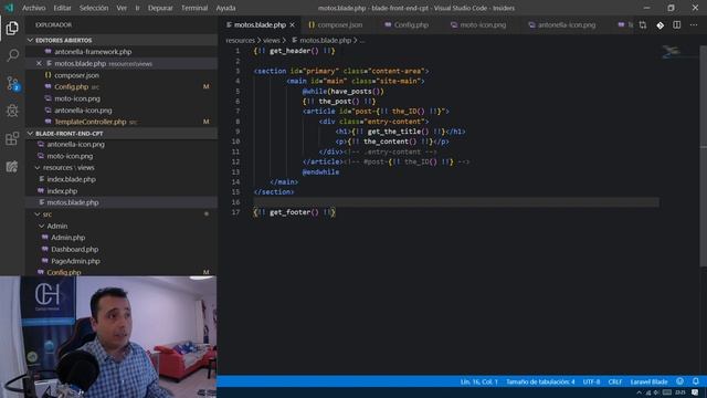 Antonella Framework - Clase 12 - Usando BLADE en Frontend смотреть онлайн