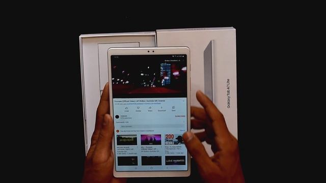 UNBOXING SAMSUNG TAB A7 LITE - BEST TAB UNDER 15000/-/ TECHNOJII смотреть онлайн