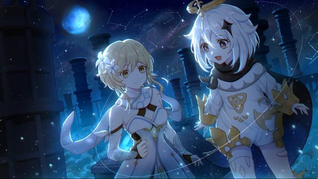 ASMR Genshin Impact 🌠 Паймон хочет кушать, накорми Паймон 🍗😙