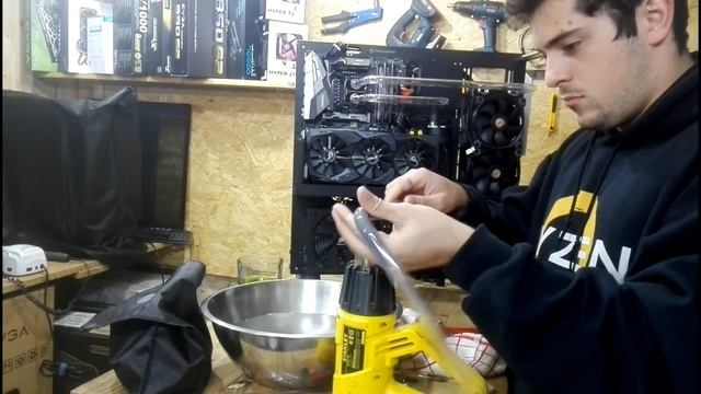 CUSTOM WATER COOLED GAMING PC TIME LAPSE / Thermaltake Core P5 TT #4 смотреть онлайн