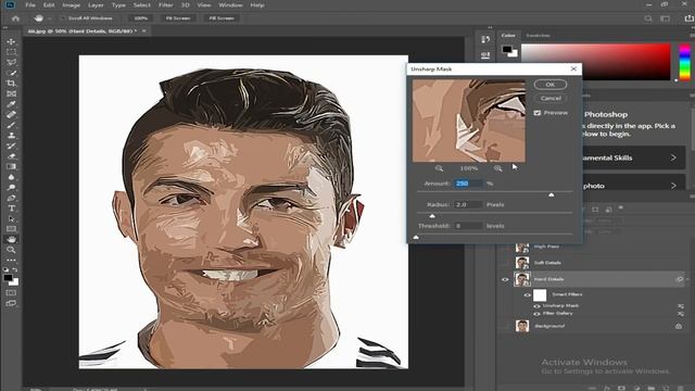 How to Make Vector Art Effect in Photoshop смотреть онлайн