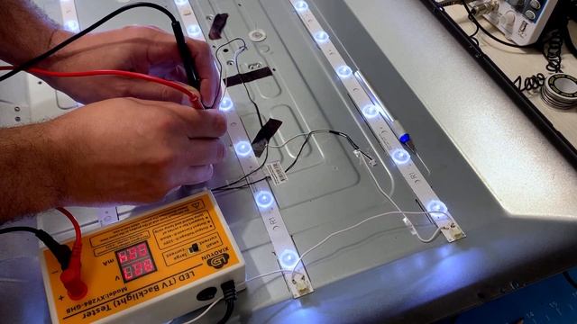 Как проверить драйвер подсветки телевизора без диодов