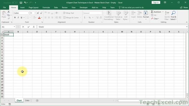 Master Stock Chart in Excel - Part 1 (6 Expert Chart Techniques) смотреть онлайн